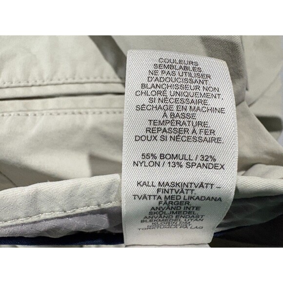 Vineyard Vines Shorts Mens Beige On The Go Performance Chino OTG Golf 6" Sz 35 - Picture 10 of 13